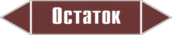 Маркировка трубопровода "остаток" (пленка, 252х52 мм) - Маркировка трубопроводов - Маркировки трубопроводов "ЖИДКОСТЬ" - . Магазин Znakstend.ru