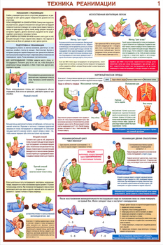 ПС02 Оказание первой помощи пострадавшим (ламинированная бумага, a2, 6 листов) - Плакаты - Медицинская помощь - . Магазин Znakstend.ru